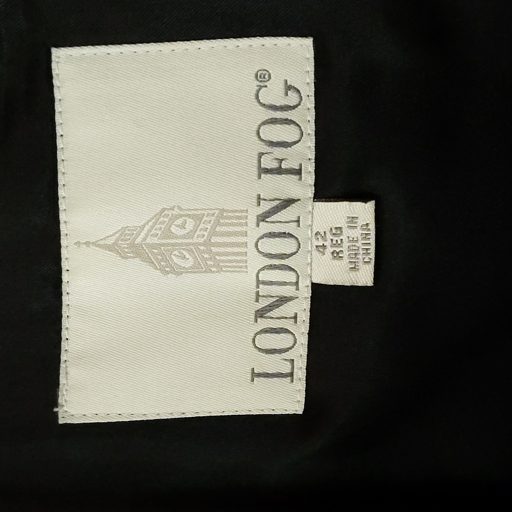 Men's London Fog Raincoat for all-weather.